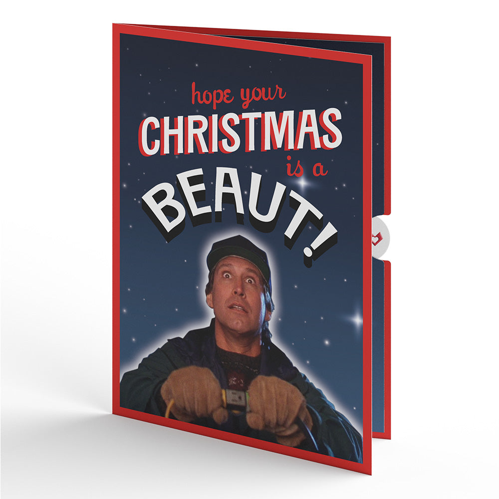 National Lampoon's Christmas Vacation 'Hope Your Christmas is a Beaut' Light-Up Pop-Up Card
