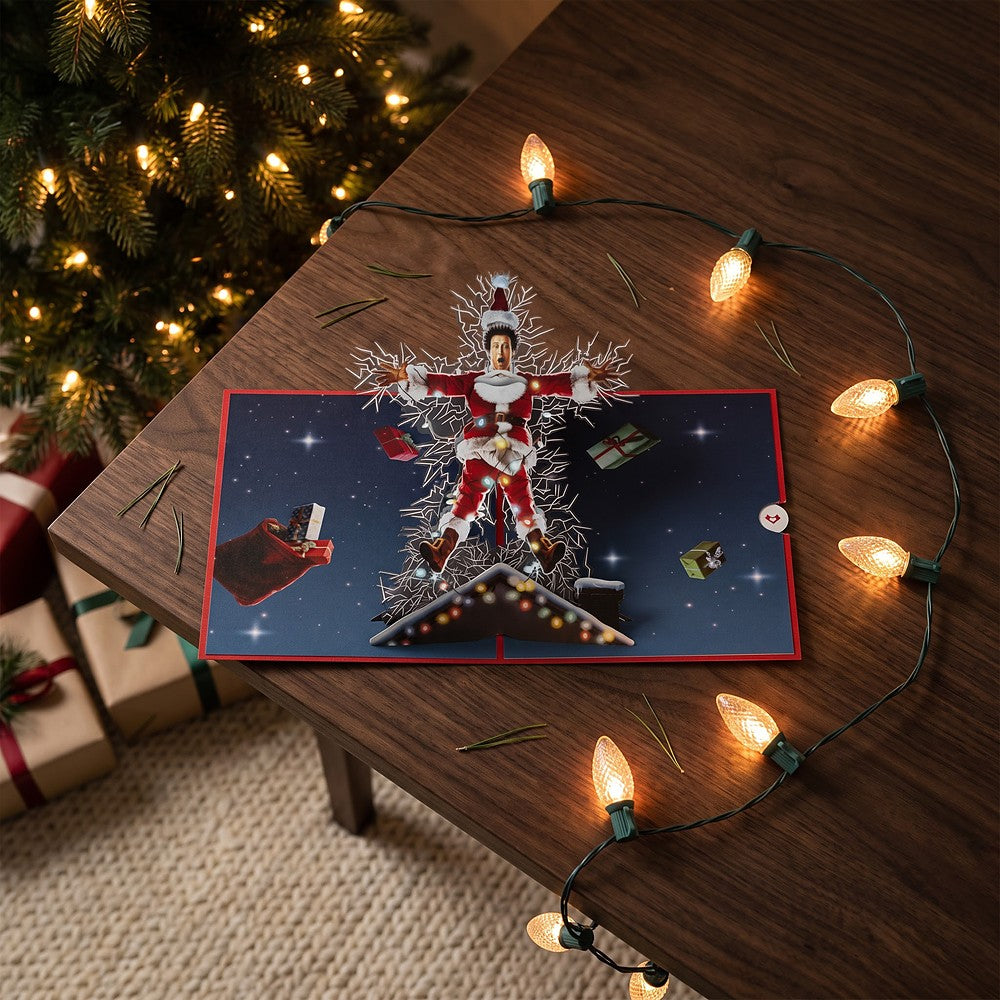 National Lampoon's Christmas Vacation 'Hope Your Christmas is a Beaut' Light-Up Pop-Up Card