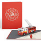 Fire Truck Pop-Up Card