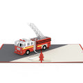 Fire Truck Pop-Up Card