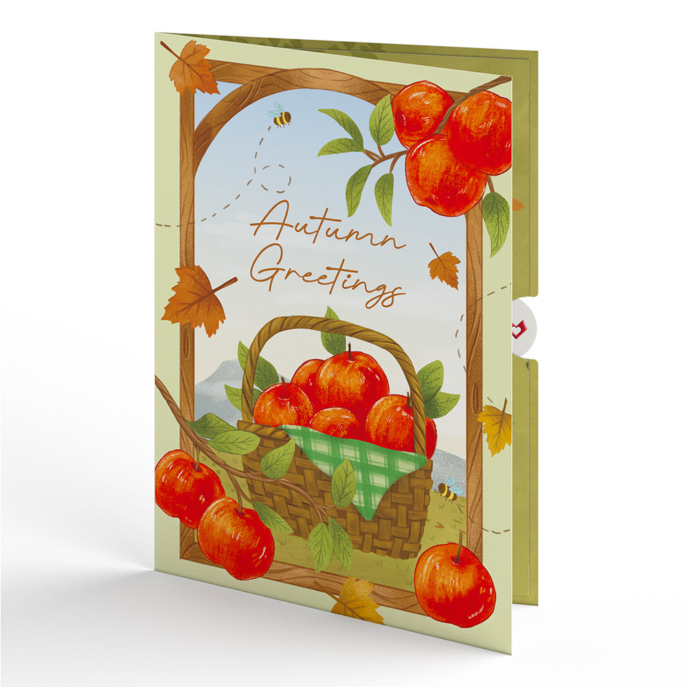 Woodland Animals Autumn Greetings Pop-Up Card