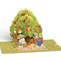 Woodland Animals Autumn Greetings Pop-Up Card