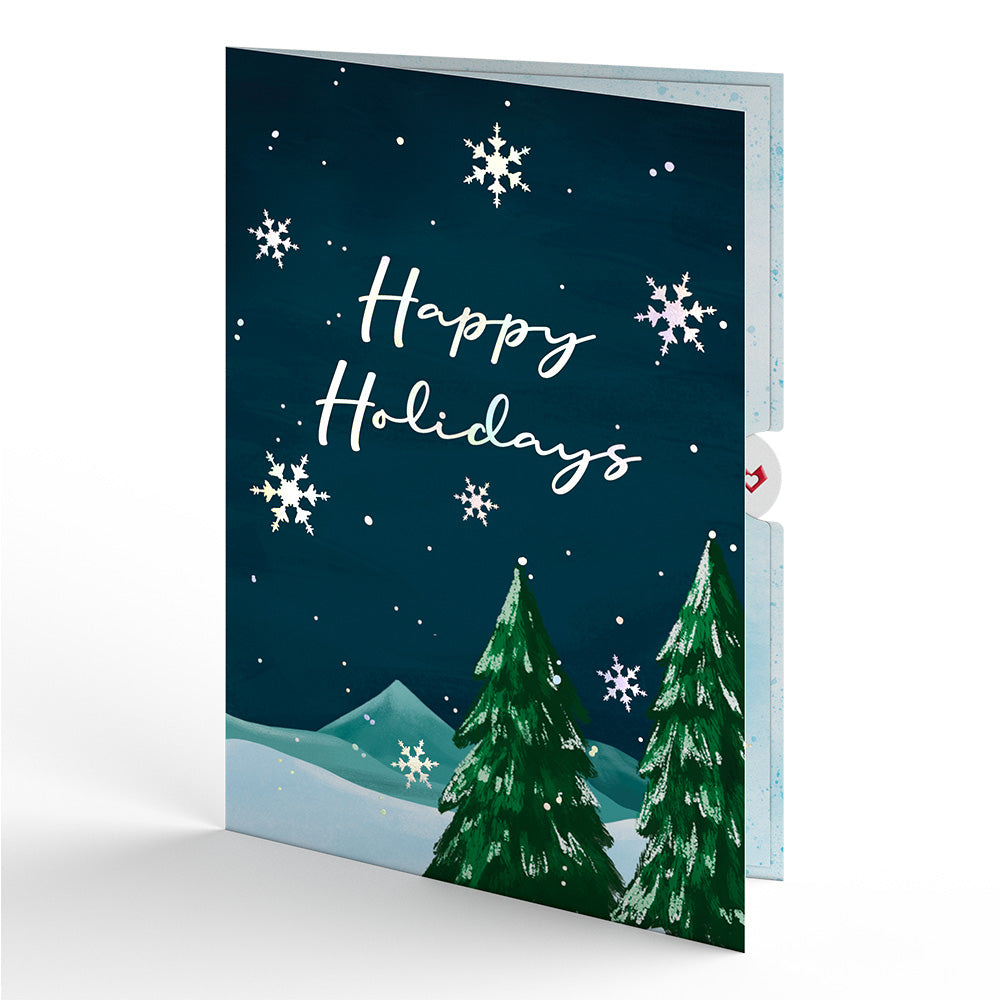 Holiday Winter Ice-Skate Pop-Up Card