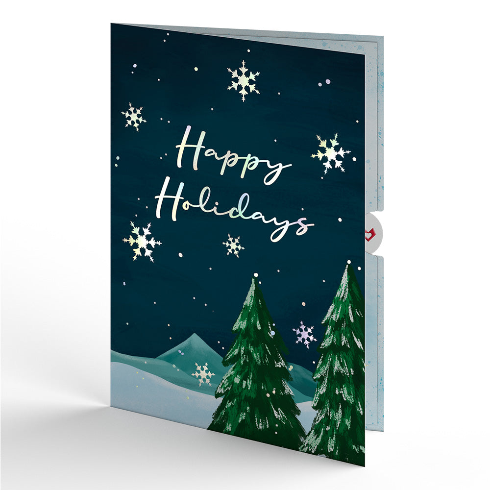 Holiday Winter Ice-Skate Pop-Up Card