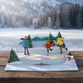 Holiday Winter Ice-Skate Pop-Up Card