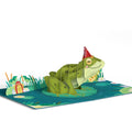Hoppy Birthday Frog Pop-Up Card