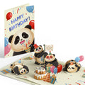 Happy Birthday Pandas Pop-Up Card