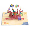 Birthday Party Octopus Pop-Up Card