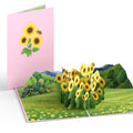Sunflower Field Pop-Up Card