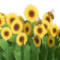 Sunflower Field Pop-Up Card