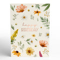 Birthday Wildflowers Card with Mini Bouquet