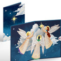 Christmas Star Angels Pop-Up Card