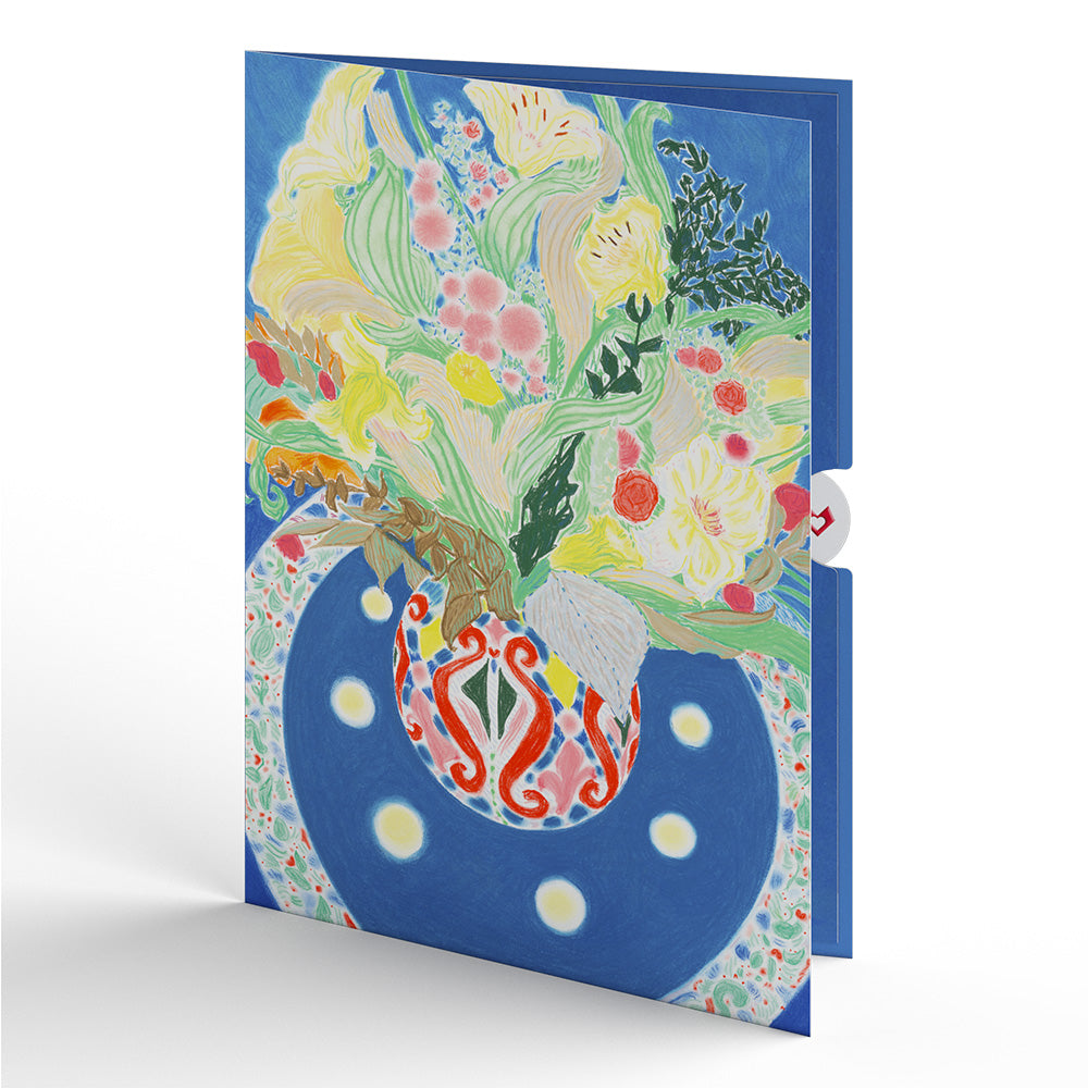 Lovepop x ArtLifting - Floral Blue Pop-Up Card