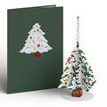 Snowy Christmas Tree Slicegami Ornament Card™