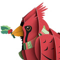 Holiday Cardinal Slicegami Ornament Card™