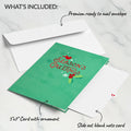 Holiday Cardinal Slicegami Ornament Card™