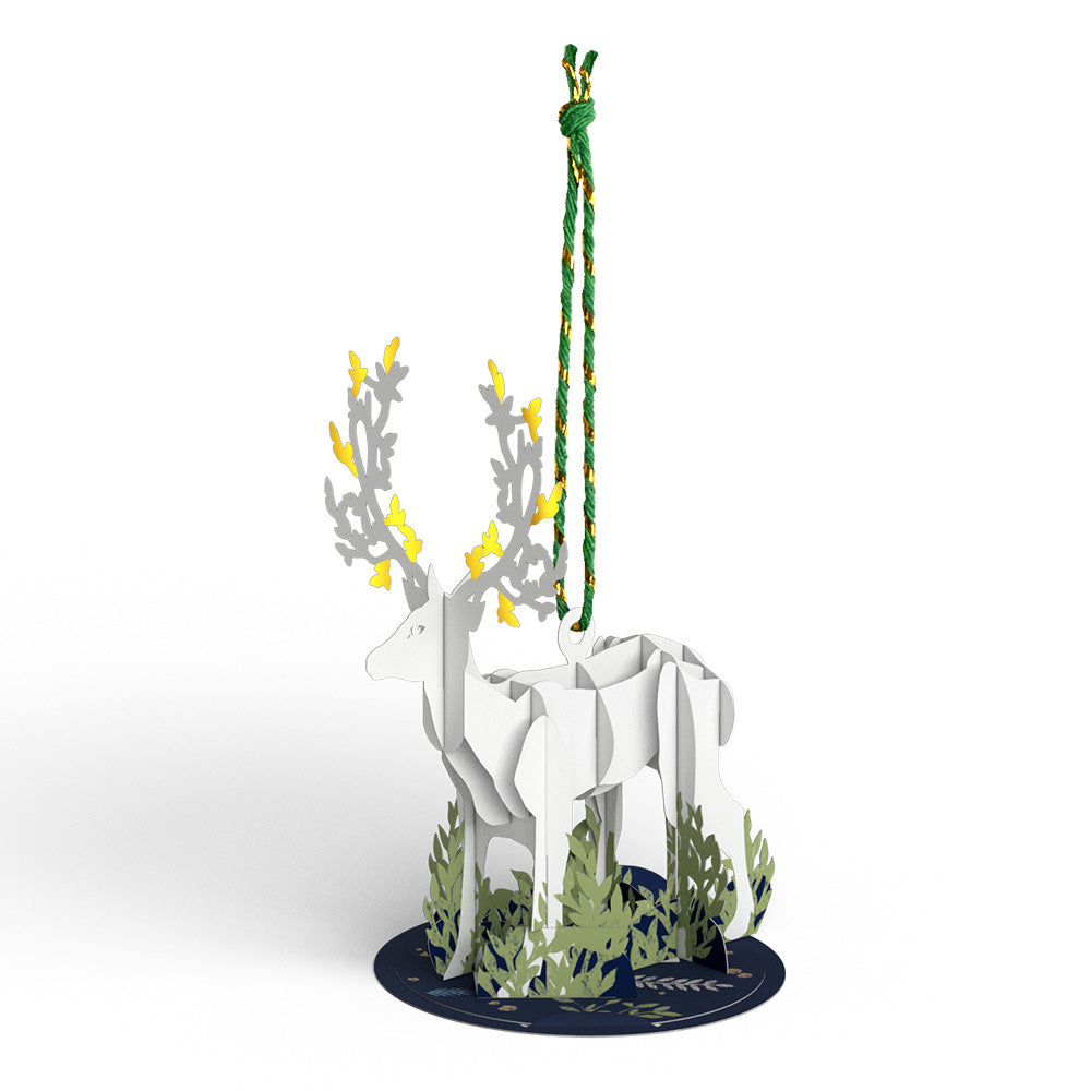 Winter Deer Slicegami Ornament Card™