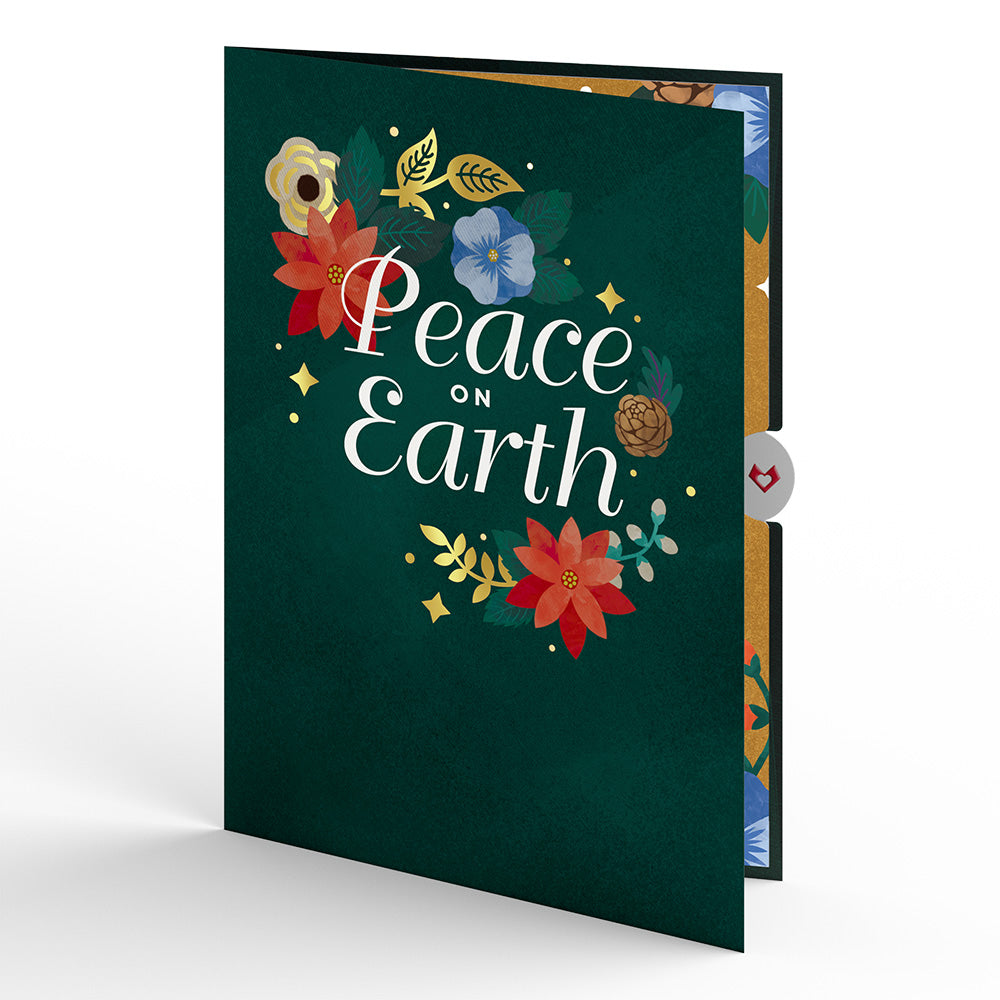 Peace on Earth Angel Slicegami Ornament Card™