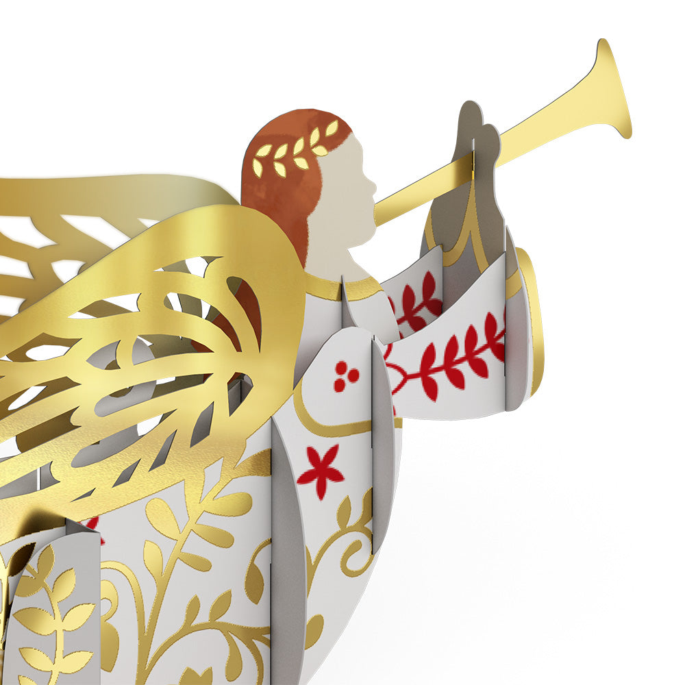 Peace on Earth Angel Slicegami Ornament Card™