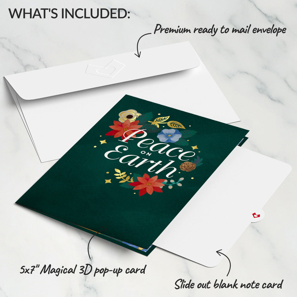 Peace on Earth Angel Slicegami Ornament Card™
