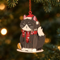 Merry Catmas Slicegami Ornament Card™