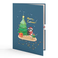 Merry Catmas Slicegami Ornament Card™