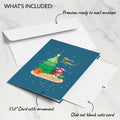 Merry Catmas Slicegami Ornament Card™