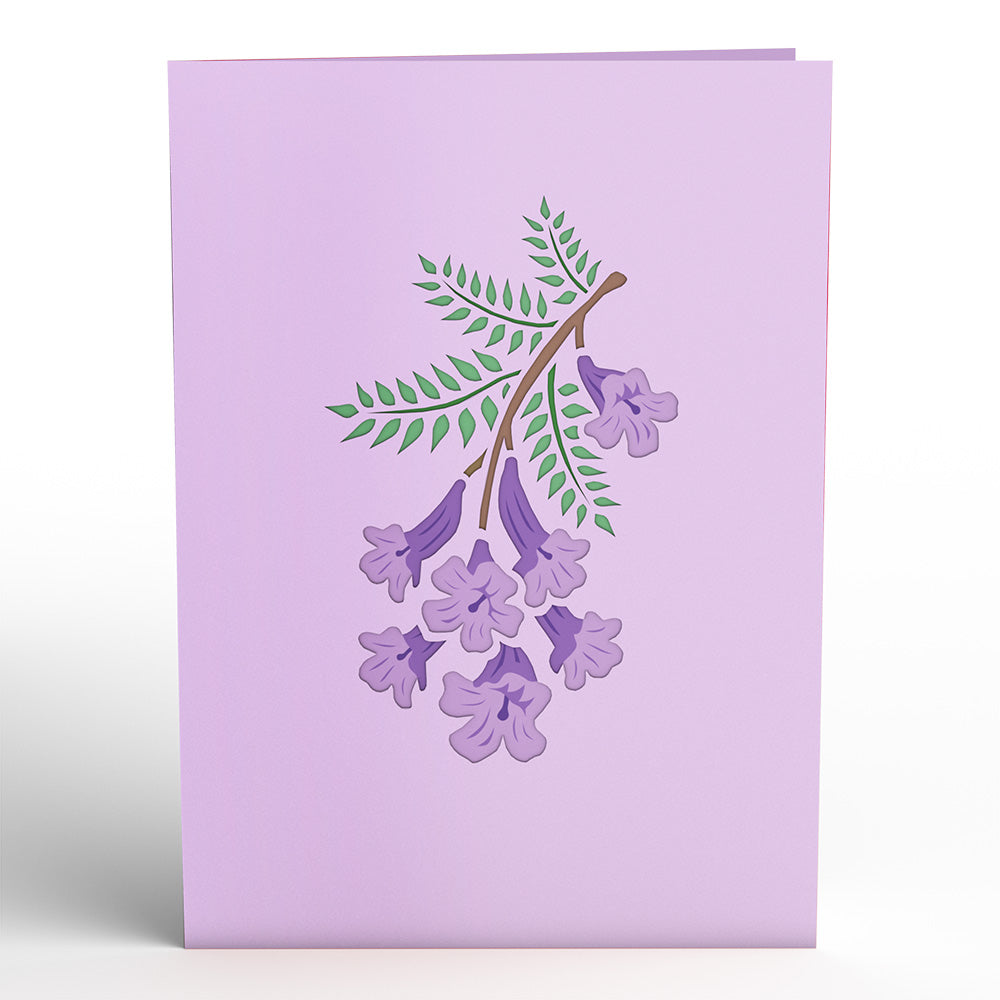 Jacaranda Tree Pop-Up Card