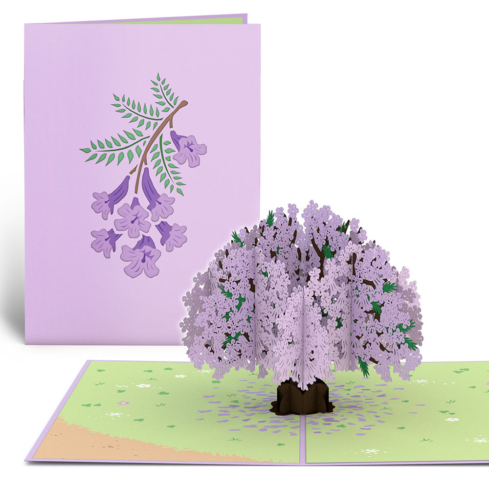 Jacaranda Tree Pop-Up Card