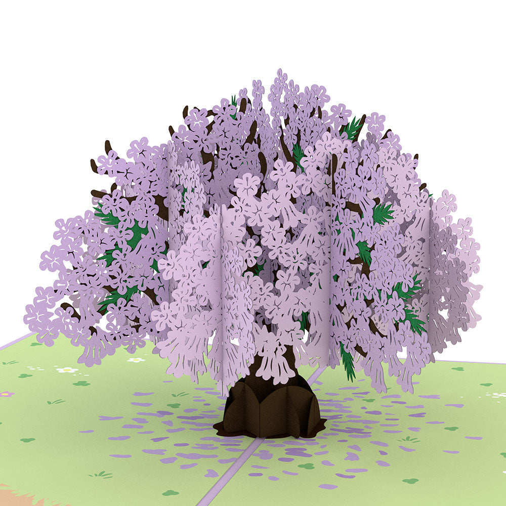 Jacaranda Tree Pop-Up Card