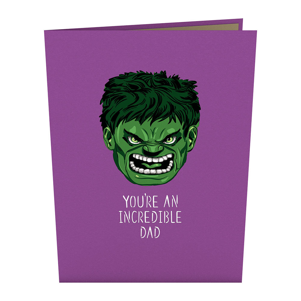 Marvel's Hulk: Incredible Dad Pop-Up Card