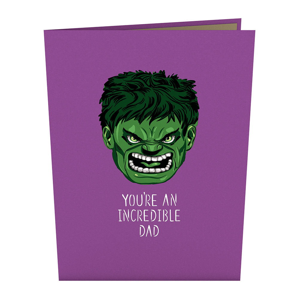 Marvel's Hulk: Incredible Dad Pop-Up Card