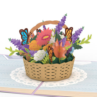 Flower Basket Pop-Up Card