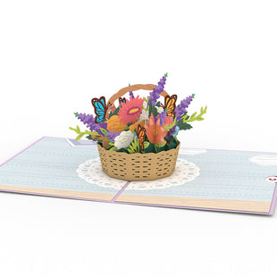 Flower Basket Pop-Up Card