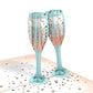 Champagne Toast Birthday Pop-Up Card and The original YOU Sentiment Set