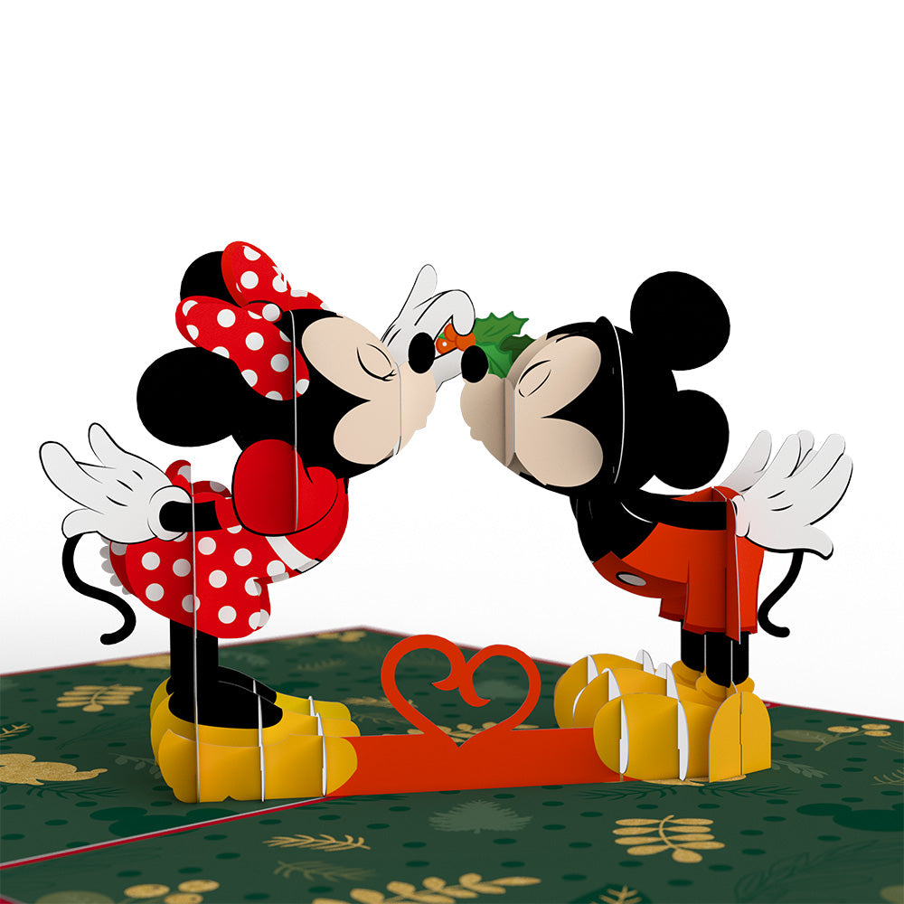 Disney's Mickey and Minnie Mistletoe Pop-Up Card