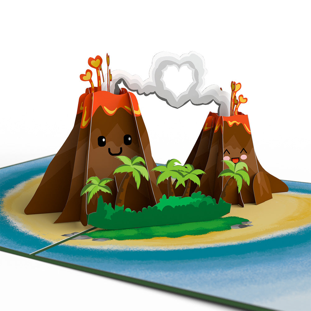 I Lava You Valentine Pop-Up Card and Sentiment Set for Grandson