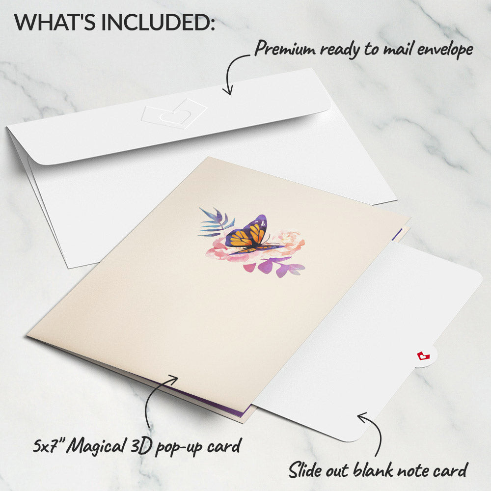 Monarch Butterfly Pop-Up Card
