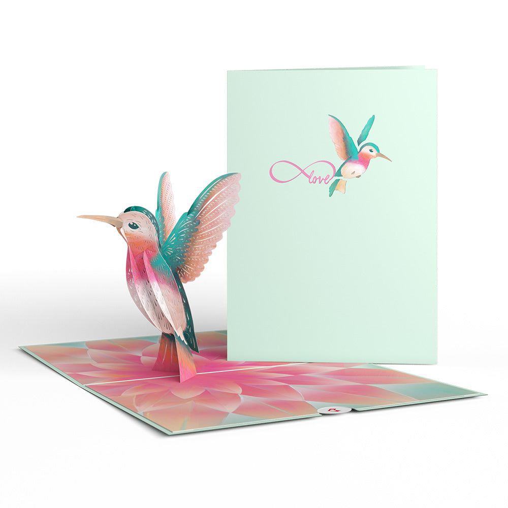 Lovely Hummingbird Pop-Up Card