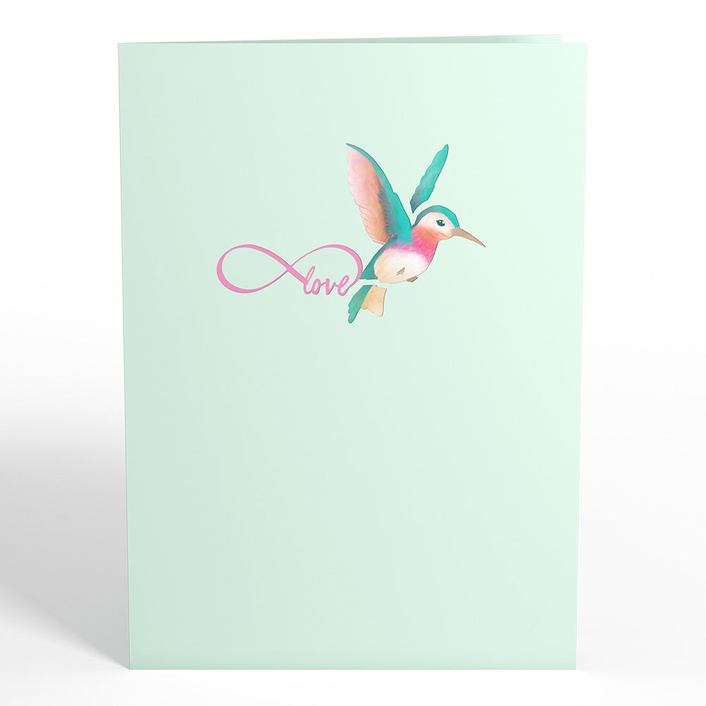 Lovely Hummingbird Pop-Up Card