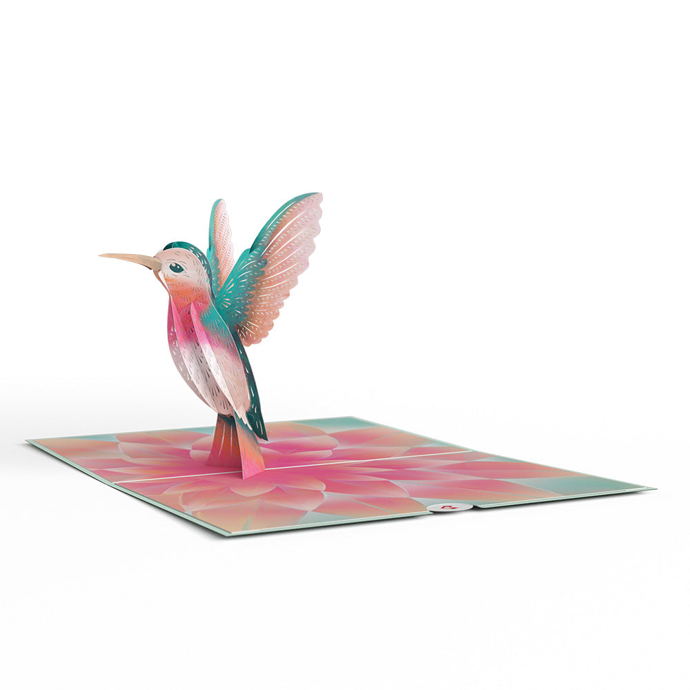 Lovely Hummingbird Pop-Up Card
