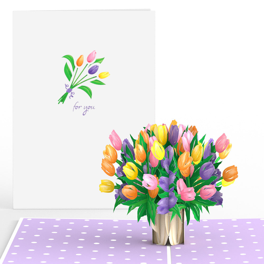 Tulips Pop-Up Card