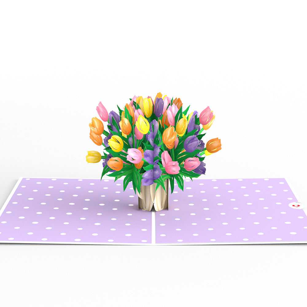 Tulips Pop-Up Card