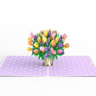 Tulips Pop-Up Card