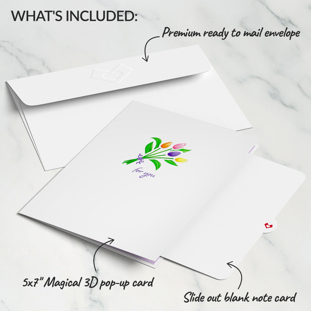 Tulips Pop-Up Card