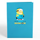Despicable Me You're One in a Minion Pop-Up Card