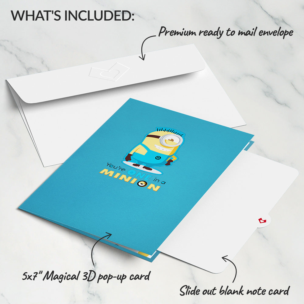 Despicable Me You're One in a Minion Pop-Up Card