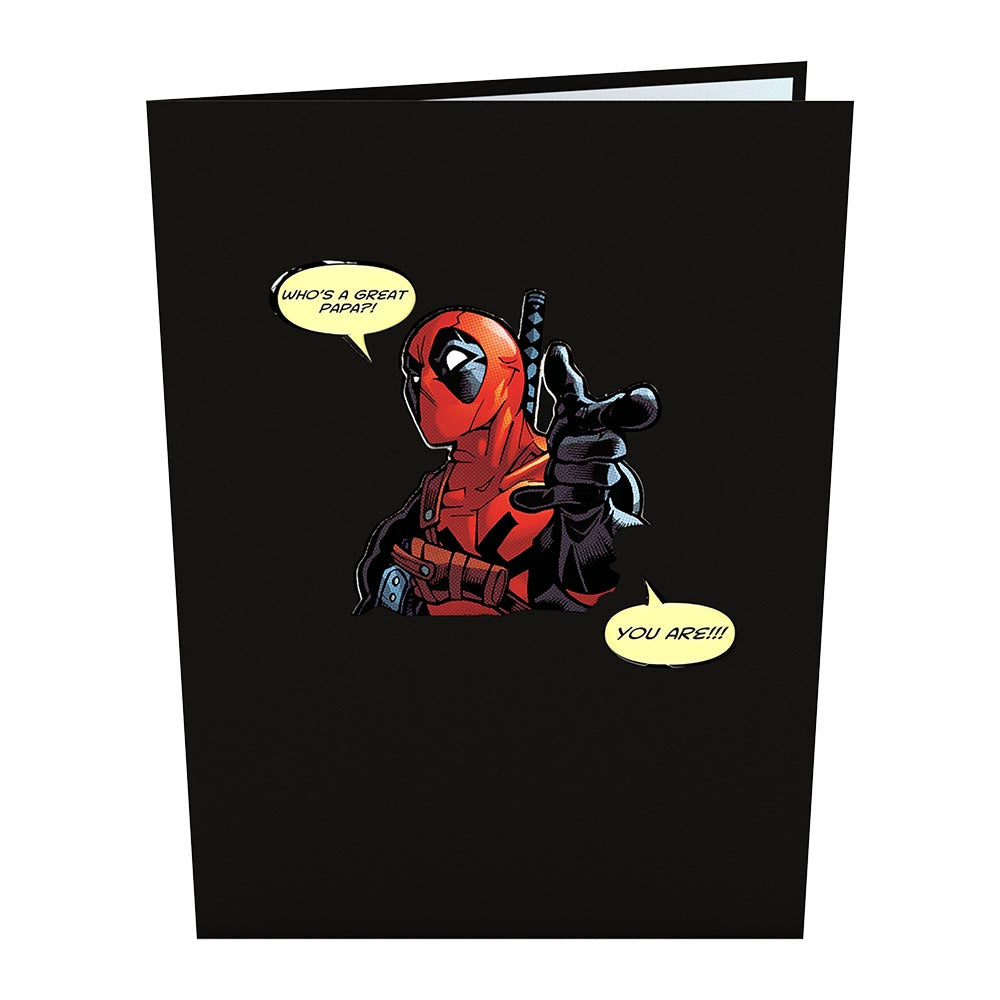 Marvel's Deadpool: Greatest Papa Pop-Up Card
