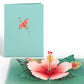 Hibiscus Bloom Pop-Up Card