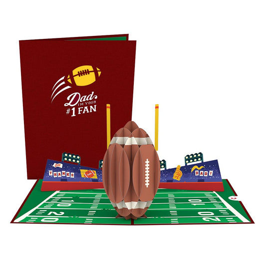 Dad's Touchdown Pop-Up Card